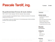 Tablet Screenshot of pascaletardif.com